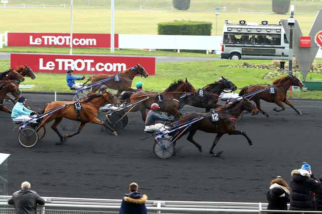 Photo d'arrivée de la course pmu PRIX DE POITIERS à PARIS-VINCENNES le Mardi 3 janvier 2017