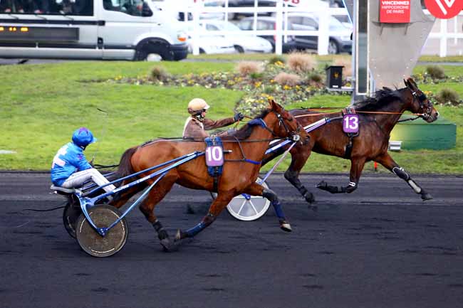 Photo d'arrivée de la course pmu PRIX DE BIARRITZ (GR B) à PARIS-VINCENNES le Lundi 16 janvier 2017