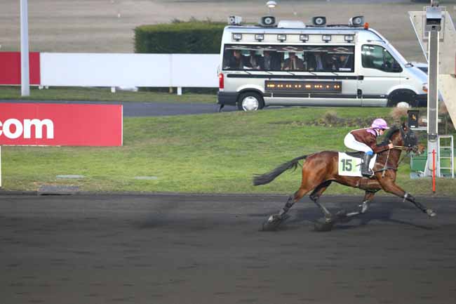 Photo d'arrivée de la course pmu PRIX DE WOLVEGA à PARIS-VINCENNES le Jeudi 26 janvier 2017