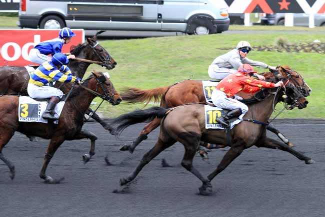 Photo d'arrivée de la course pmu PRIX OFFSHORE DREAM à PARIS-VINCENNES le Samedi 28 janvier 2017