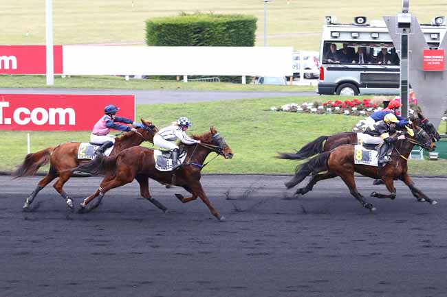 Photo d'arrivée de la course pmu PRIX DE DOUVRES à PARIS-VINCENNES le Mercredi 8 février 2017