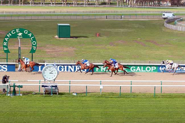 Photo d'arrivée de la course pmu PRIX DU COEUR DES PRINCES à CHANTILLY le Jeudi 2 mars 2017