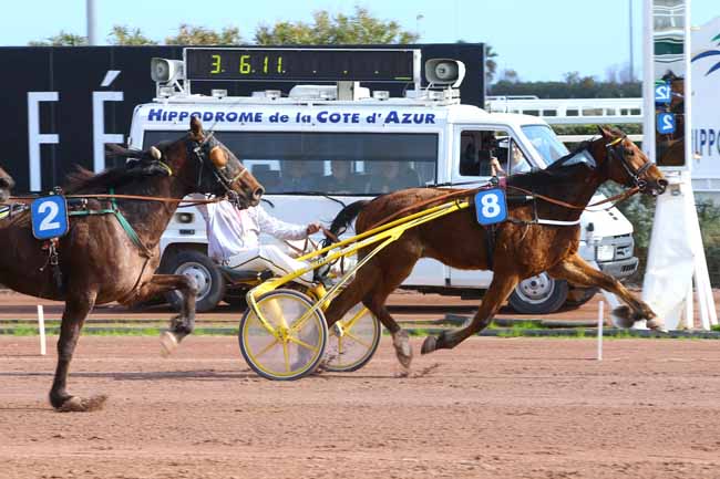 Photo d'arrivée de la course pmu PRIX D'HELSINKI à CAGNES-SUR-MER le Vendredi 3 mars 2017