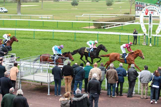Photo d'arrivée de la course pmu PRIX DE BETHISY SAINT-PIERRE à COMPIEGNE le Lundi 13 mars 2017