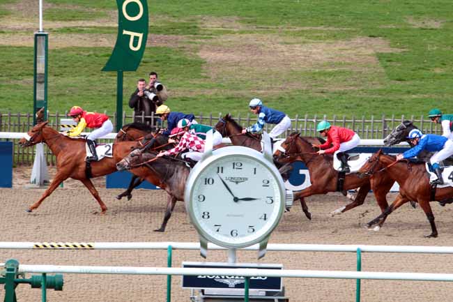 Photo d'arrivée de la course pmu OPTIONAL 2 à CHANTILLY le Mardi 21 mars 2017