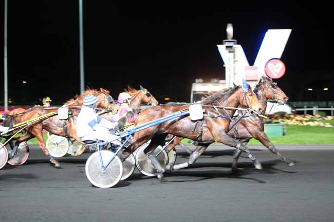 Photo d'arrivée de la course pmu PRIX LUCIA à PARIS-VINCENNES le Vendredi 31 mars 2017