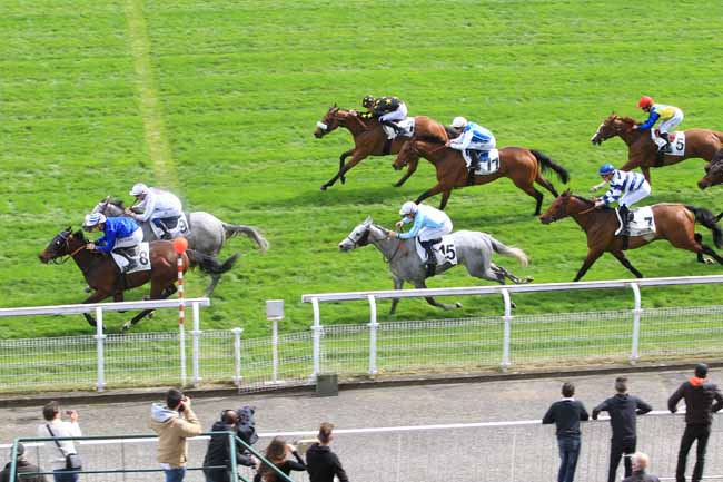 Photo d'arrivée de la course pmu PRIX DE TARBES à MAISONS-LAFFITTE le Vendredi 31 mars 2017