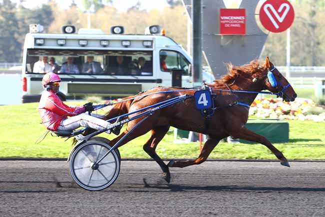 Photo d'arrivée de la course pmu PRIX PHAETON à PARIS-VINCENNES le Samedi 8 avril 2017