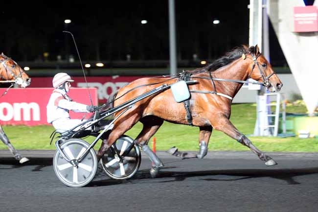 Photo d'arrivée de la course pmu PRIX GASTON BRUNET à PARIS-VINCENNES le Vendredi 21 avril 2017