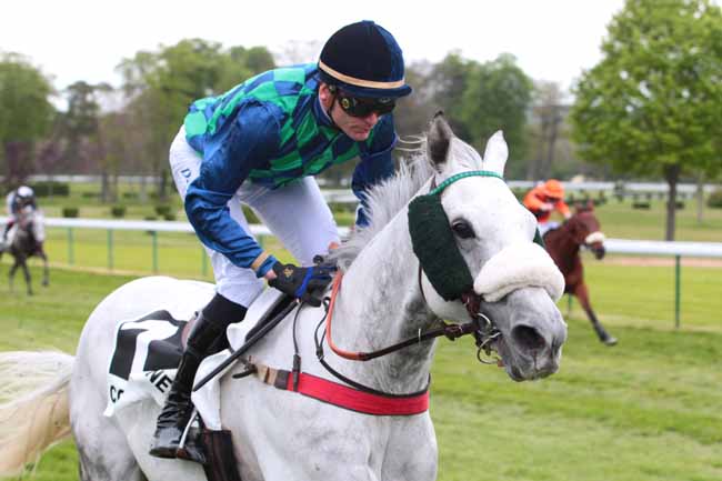 Photo d'arrivée de la course pmu PRIX D'AUMALE à COMPIEGNE le Samedi 22 avril 2017