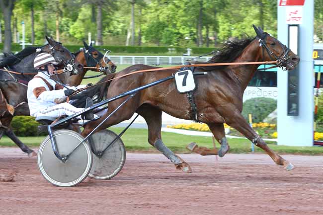 Photo d'arrivée de la course pmu PRIX DES BATIGNOLLES à ENGHIEN le Lundi 1 mai 2017