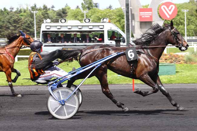 Photo d'arrivée de la course pmu PRIX DE MAMERS à PARIS-VINCENNES le Samedi 13 mai 2017