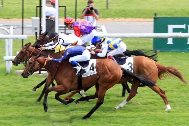 Photo d'arrivée de la course pmu PRIX DE LA MADELEINE à MAISONS-LAFFITTE le Mercredi 24 mai 2017