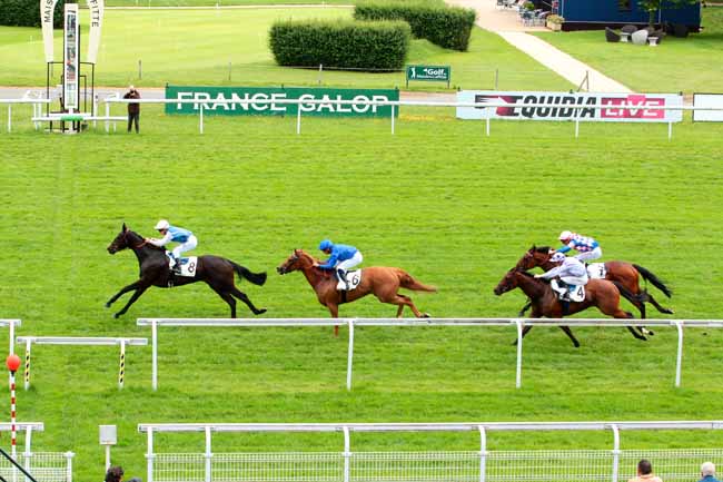 Photo d'arrivée de la course pmu PRIX PRIMEUR à MAISONS-LAFFITTE le Samedi 3 juin 2017