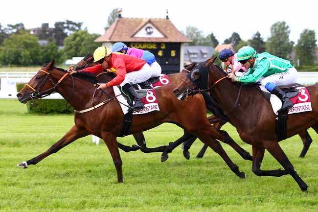 Photo d'arrivée de la course pmu PRIX VIRUNGA à CLAIREFONTAINE le Mercredi 7 juin 2017