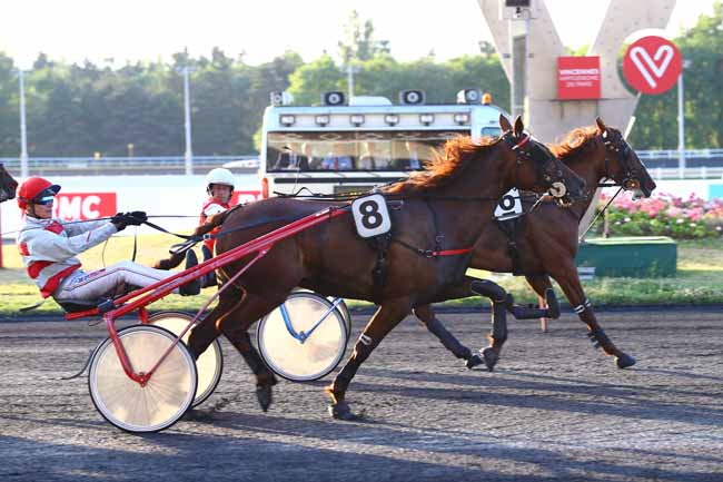 Photo d'arrivée de la course pmu PRIX SAPPHO à PARIS-VINCENNES le Vendredi 23 juin 2017