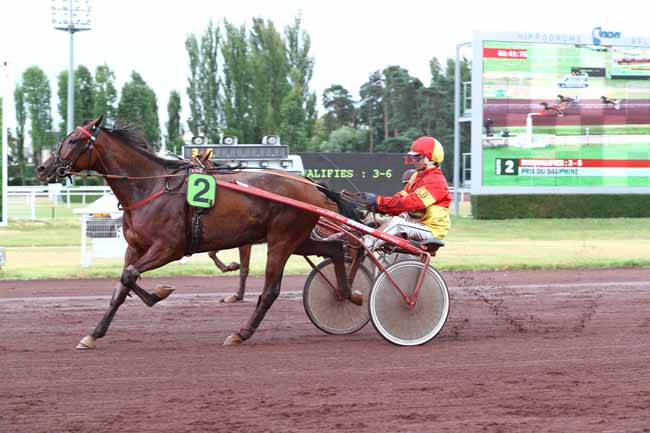 Photo d'arrivée de la course pmu PRIX DU DAUPHINE à VICHY le Jeudi 29 juin 2017
