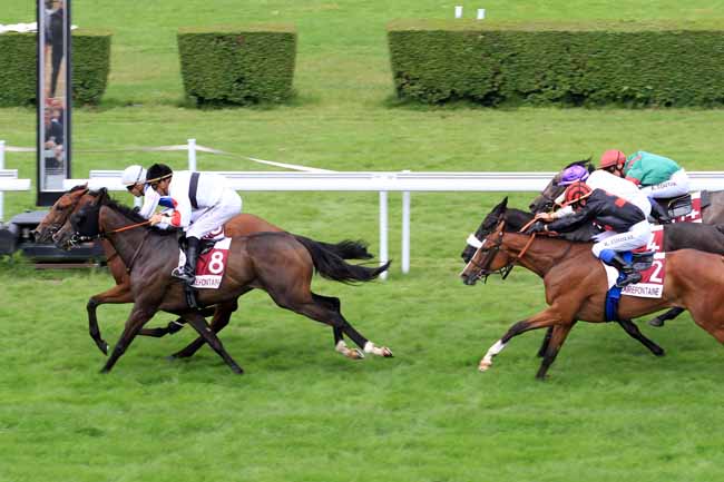 Photo d'arrivée de la course pmu PRIX HOMMAGE A PIERRE LEPEUDRY à CLAIREFONTAINE le Vendredi 30 juin 2017