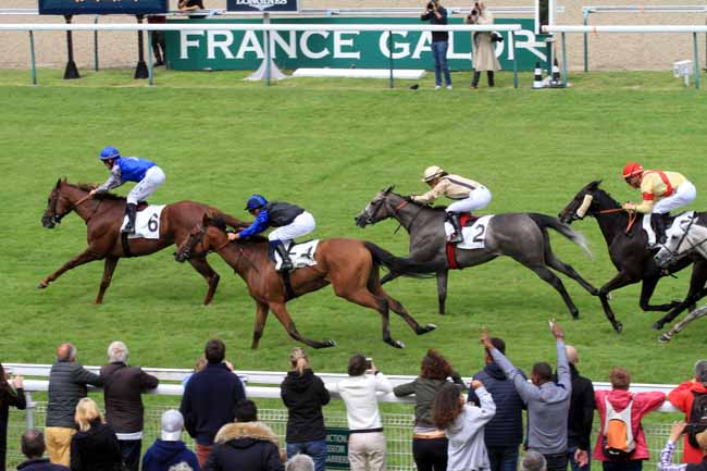 Photo d'arrivée de la course pmu PRIX DU CIDRE à DEAUVILLE le Samedi 1 juillet 2017