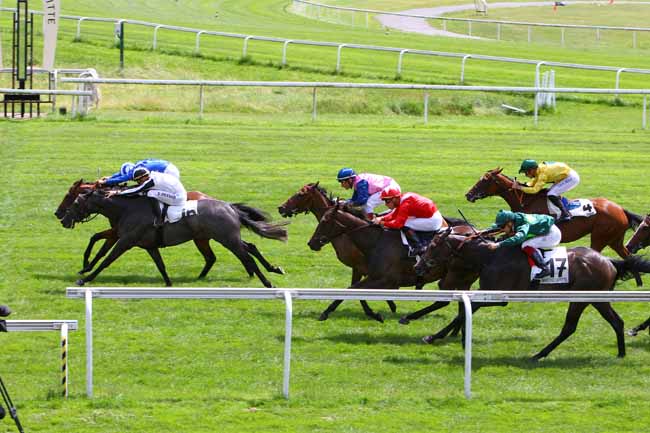 Photo d'arrivée de la course pmu PRIX LE ROI SOLEIL à MAISONS-LAFFITTE le Lundi 3 juillet 2017