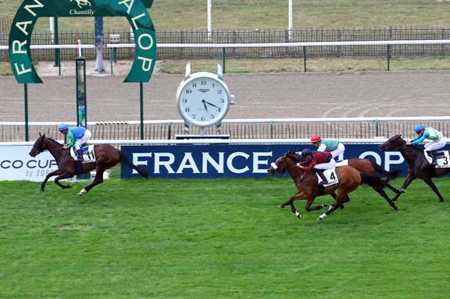 Photo d'arrivée de la course pmu PRIX DES FONTAINES DE BEAUVAIS à CHANTILLY le Dimanche 9 juillet 2017