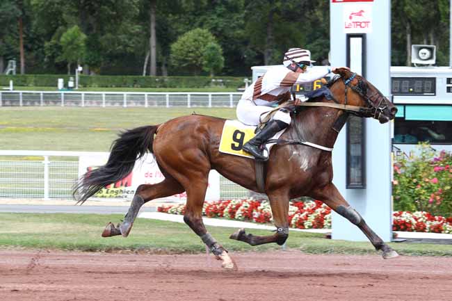 Photo d'arrivée de la course pmu PRIX DE CROULEBARBE à ENGHIEN le Mercredi 2 août 2017
