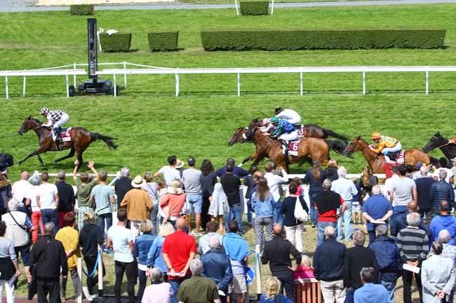 Photo d'arrivée de la course pmu PRIX LUTH ENCHANTEE- FONDS EUROPEEN DE L'ELEVAGE à CLAIREFONTAINE le Vendredi 11 août 2017