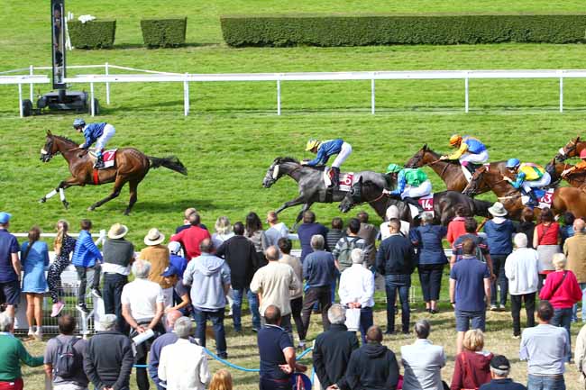 Photo d'arrivée de la course pmu PRIX DE PETIVILLE à CLAIREFONTAINE le Vendredi 11 août 2017