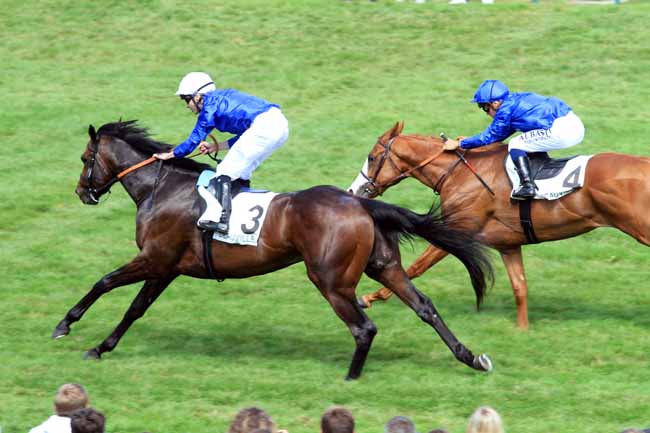 Photo d'arrivée de la course pmu PRIX FRANCOIS BOUTIN à DEAUVILLE le Dimanche 13 août 2017