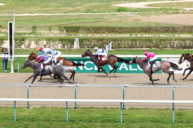 Photo d'arrivée de la course pmu PRIX DE GRAIGNES - CATEGORIE CAVALIER D'ENTRAINEMENT à DEAUVILLE le Jeudi 17 août 2017