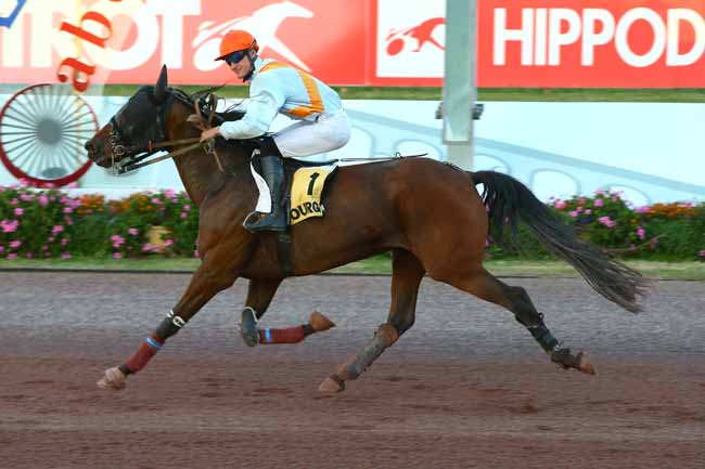 Photo d'arrivée de la course pmu PRIX DU MONT-SAINT-MICHEL à CABOURG le Vendredi 18 août 2017