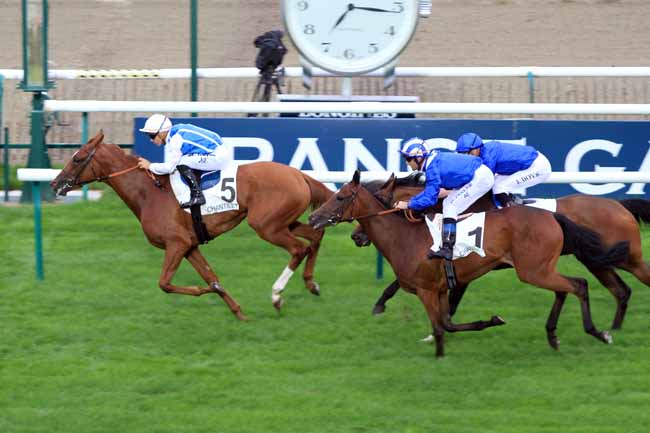 Photo d'arrivée de la course pmu PRIX D'AUMALE à CHANTILLY le Dimanche 3 septembre 2017