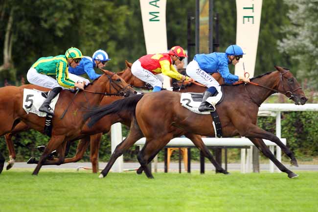 Photo d'arrivée de la course pmu PRIX DE LA COCHERE à MAISONS-LAFFITTE le Mardi 5 septembre 2017