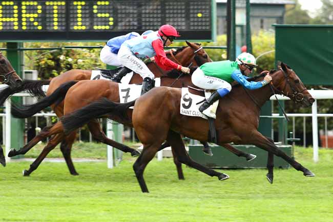 Photo d'arrivée de la course pmu PRIX DES TOURELLES à SAINT-CLOUD le Vendredi 8 septembre 2017