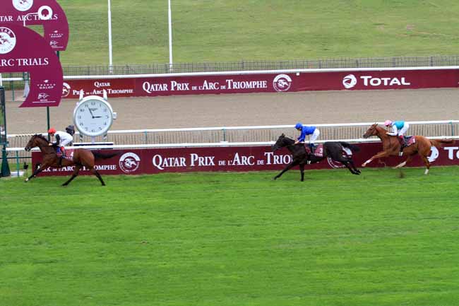 Photo d'arrivée de la course pmu QATAR PRIX NIEL à CHANTILLY le Dimanche 10 septembre 2017
