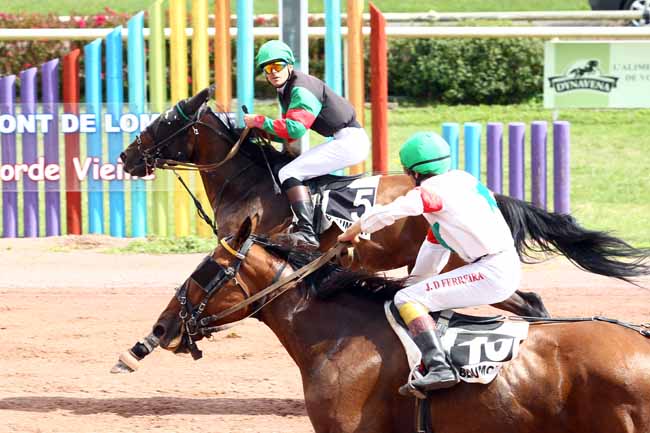 Photo d'arrivée de la course pmu PRIX GASTON COMBES à BEAUMONT-DE-LOMAGNE le Mardi 12 septembre 2017