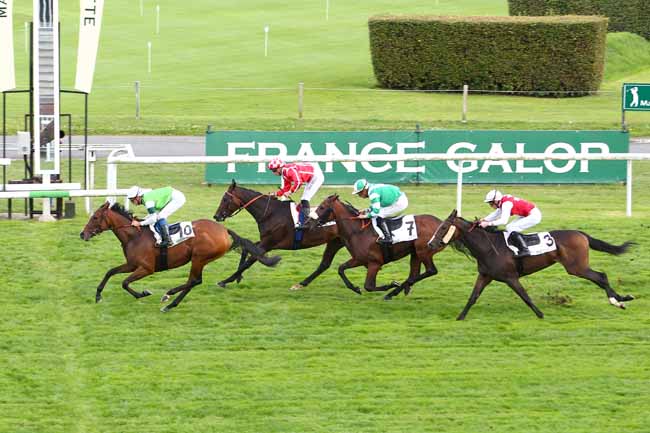 Photo d'arrivée de la course pmu PRIX DE LA FONTAINE DU VERTBOIS à MAISONS-LAFFITTE le Samedi 16 septembre 2017