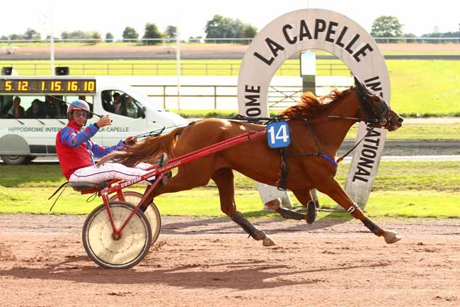 Photo d'arrivée de la course pmu PRIX DE L'UPECT à LA CAPELLE le Mercredi 20 septembre 2017