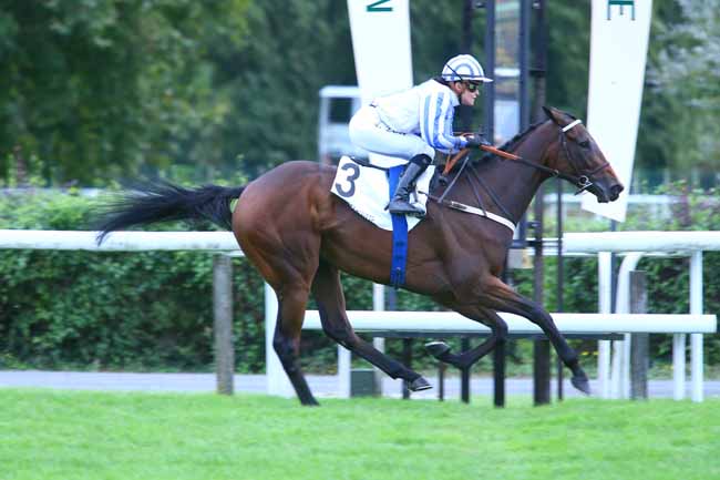 Photo d'arrivée de la course pmu PRIX DU BOURBONNAIS à MAISONS-LAFFITTE le Lundi 2 octobre 2017