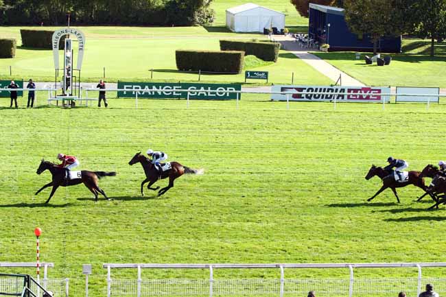 Photo d'arrivée de la course pmu PRIX CORDOVA à MAISONS-LAFFITTE le Vendredi 6 octobre 2017