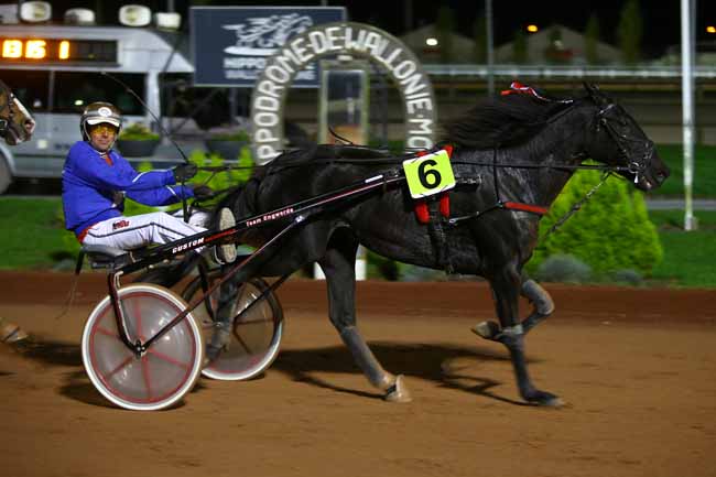 Photo d'arrivée de la course pmu PRIX VADERPAARDEN à MONS (GHLIN) le Vendredi 27 octobre 2017