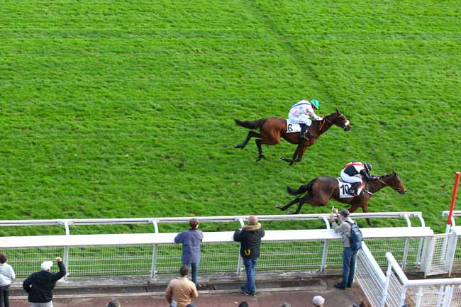 Photo d'arrivée de la course pmu PRIX JEAN SENS à AUTEUIL le Vendredi 27 octobre 2017