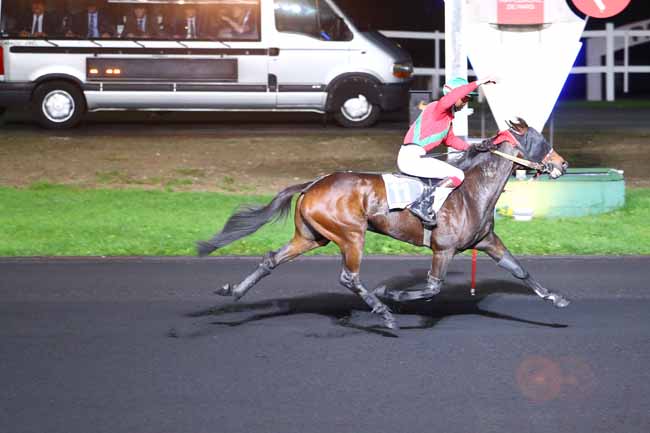 Photo d'arrivée de la course pmu PRIX ARIADNE à PARIS-VINCENNES le Vendredi 27 octobre 2017