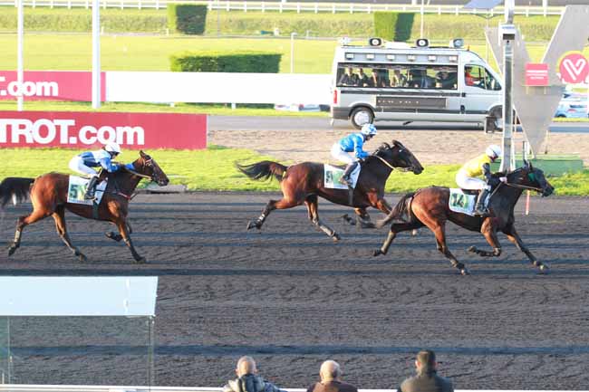 Photo d'arrivée de la course pmu PRIX D'ANGERS à PARIS-VINCENNES le Lundi 6 novembre 2017