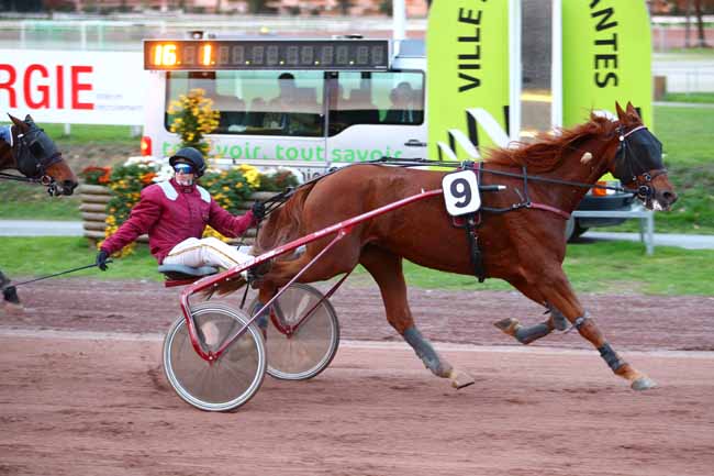 Photo d'arrivée de la course pmu PRIX ONIRIS NANTES à NANTES le Mercredi 8 novembre 2017