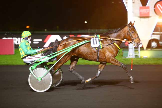Photo d'arrivée de la course pmu PRIX CALLIOPE (GR B) à PARIS-VINCENNES le Vendredi 17 novembre 2017