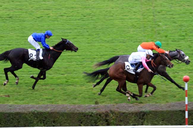 Photo d'arrivée de la course pmu PRIX BELLE DE NUIT à SAINT-CLOUD le Vendredi 17 novembre 2017