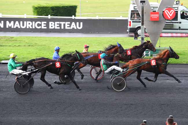 Photo d'arrivée de la course pmu PRIX JEAN-MAURICE BETEAU à PARIS-VINCENNES le Mercredi 29 novembre 2017