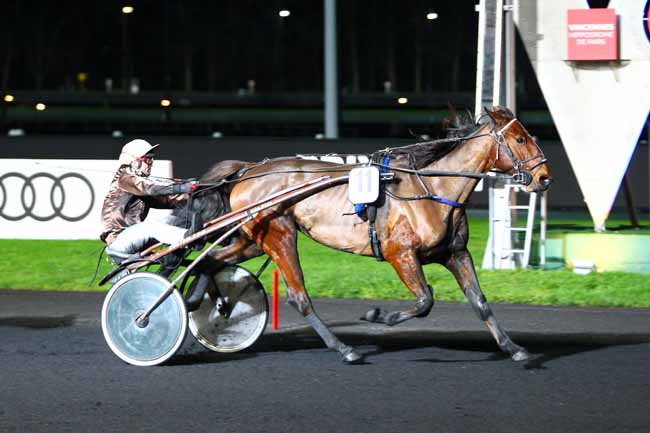 Photo d'arrivée de la course pmu PRIX UNITAS à PARIS-VINCENNES le Vendredi 8 décembre 2017