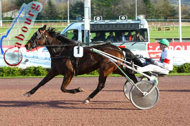 Photo d'arrivée de la course pmu PRIX DES CALCEOLAIRES à CABOURG le Mardi 12 décembre 2017